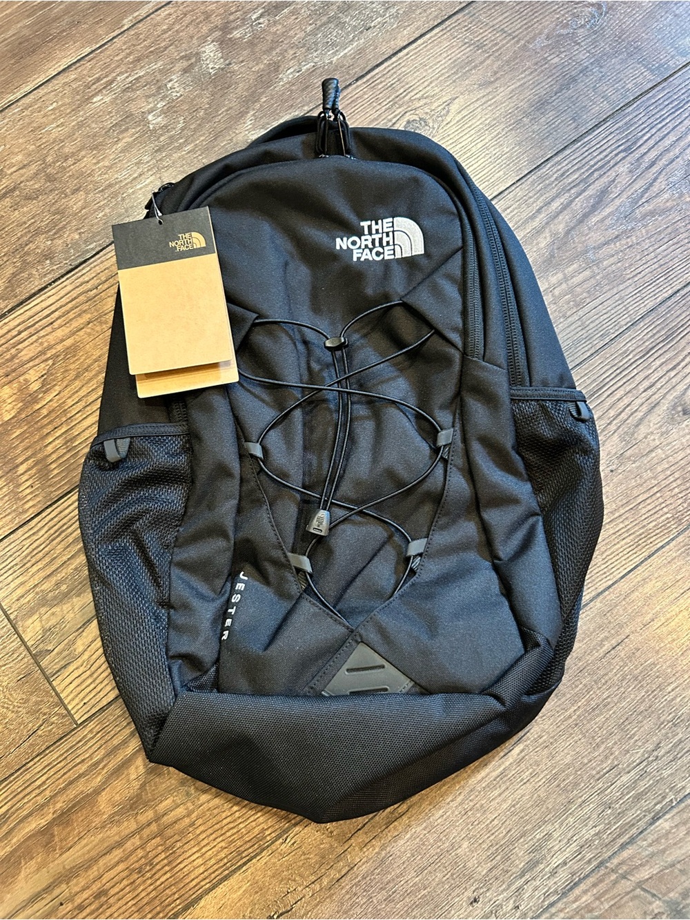 THE NORTH FACE Unisex Jester Backpack TNF Black NWT - School Travel Work - Picture 2 of 8